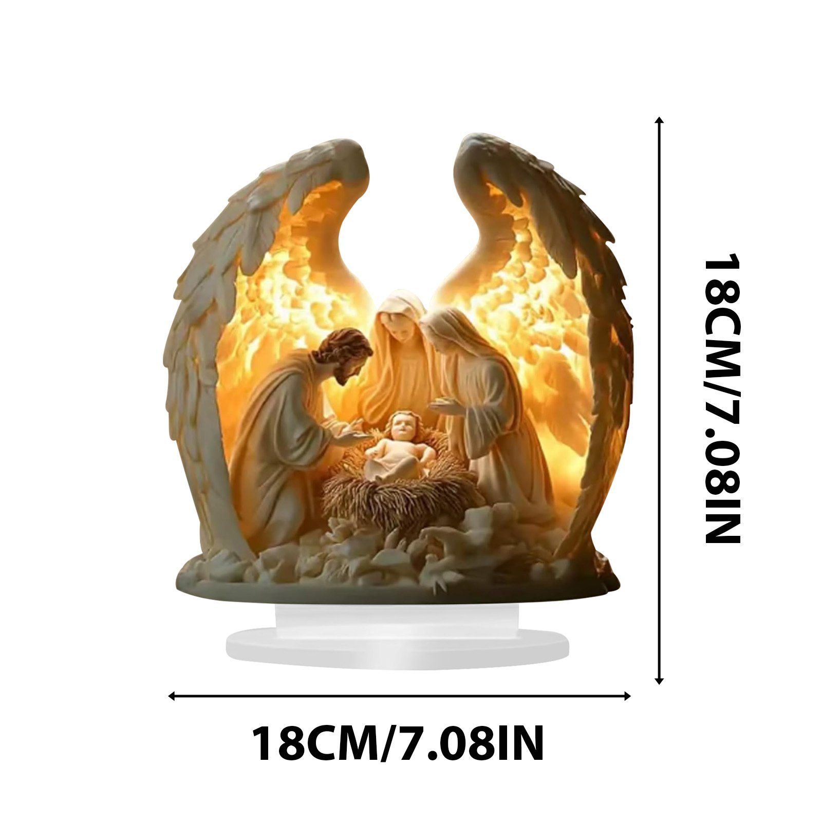 🎁Angel Wing Design Cross Decoration