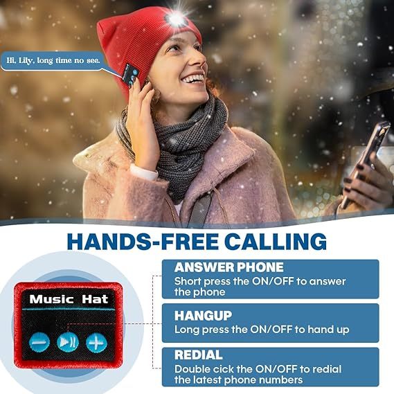 🎄EARLY CHRISTMAS SALE 49% OFF - 🎅3-in-1 Function Bluetooth Beanie