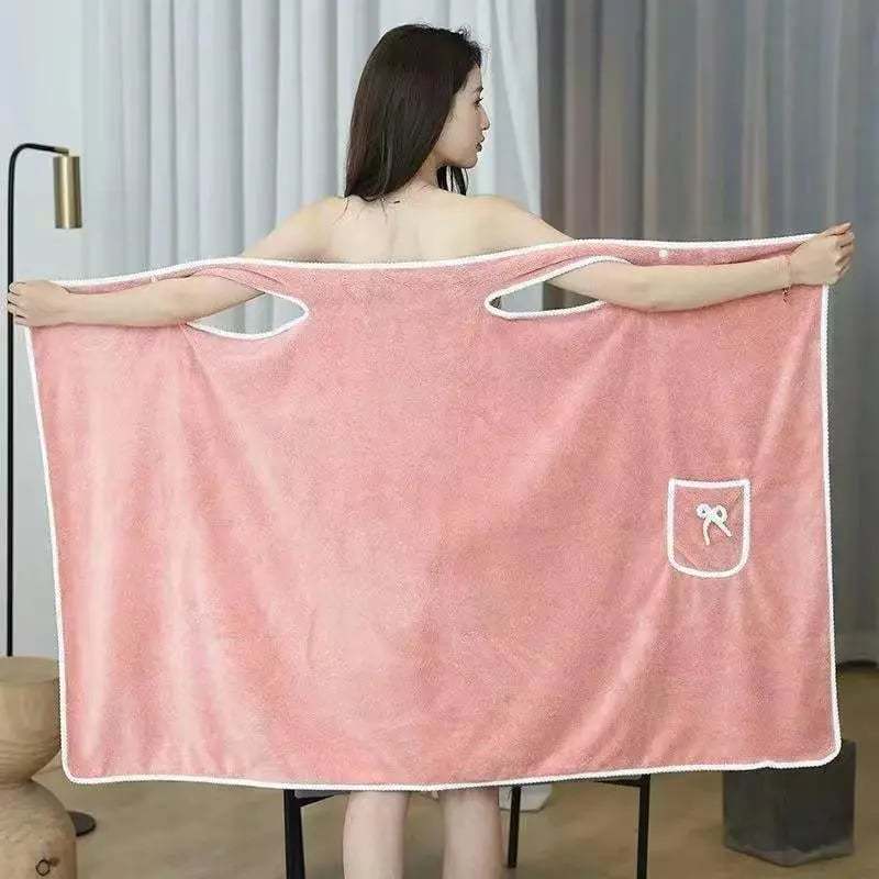 🔥🎁Plus Size Women's Wearable Shower Skirt