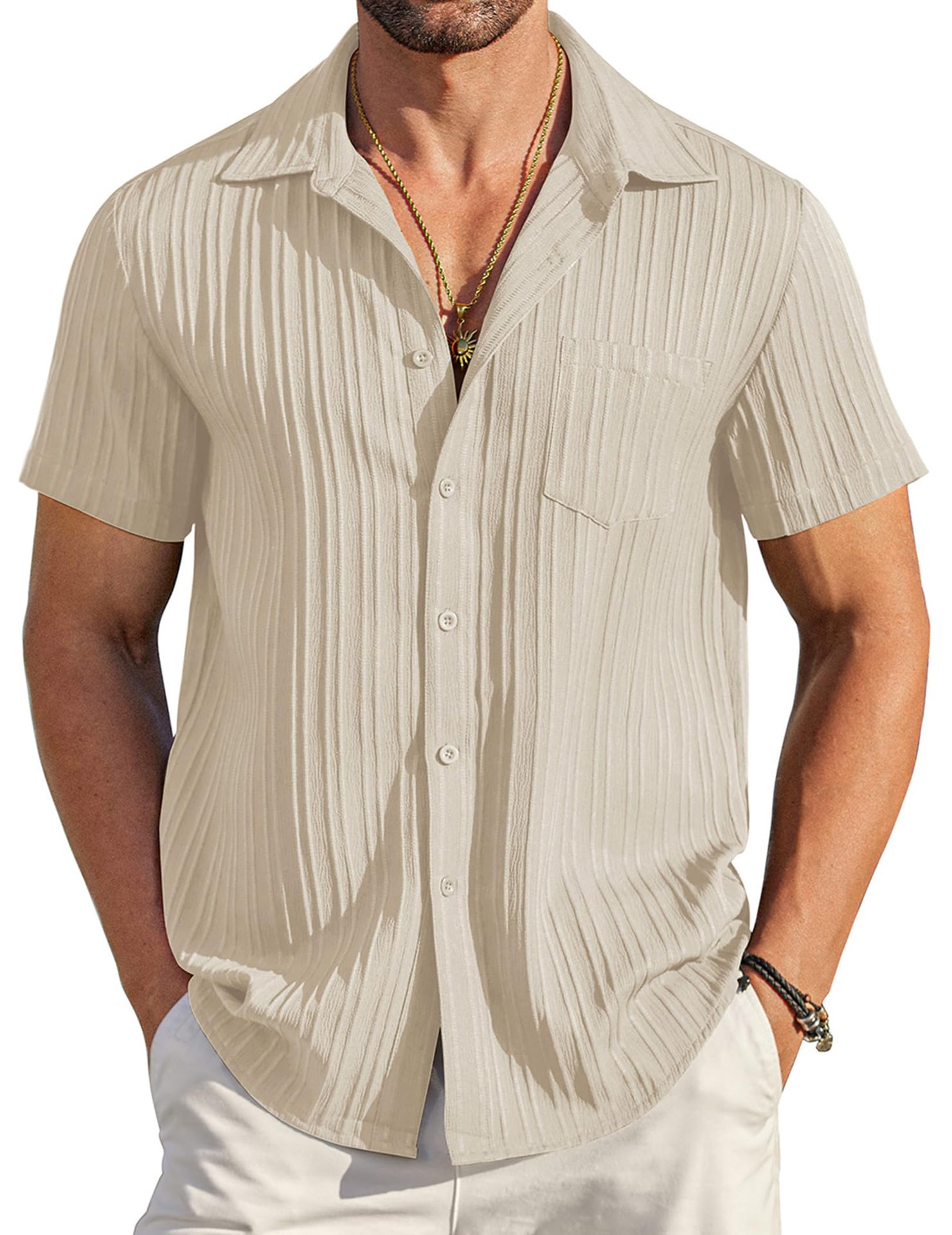 COOFANDY Men's Casual Button Down Shirts