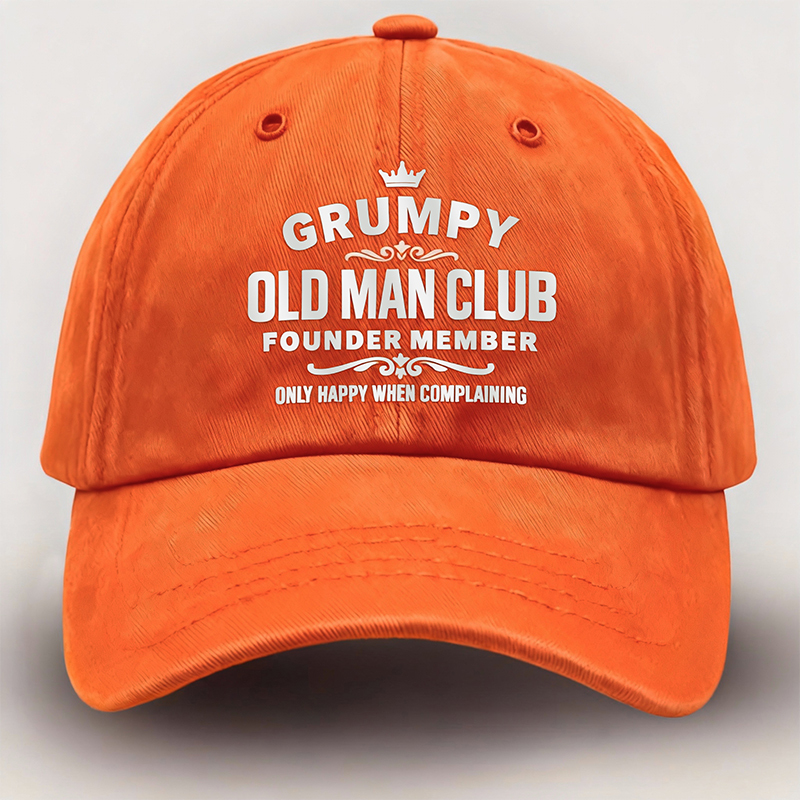 Gift Cap – Washed Demi Cap for Men