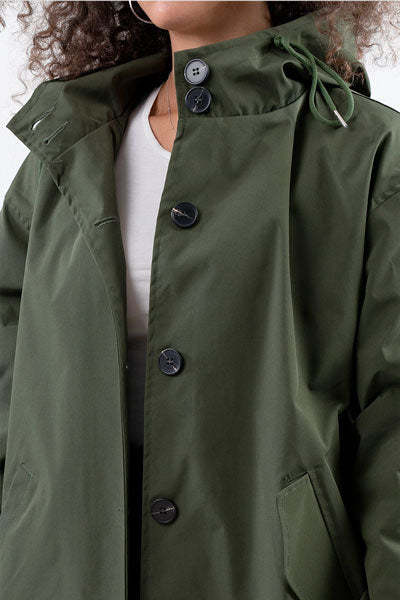 OLIVE GREEN WINDBREAKER