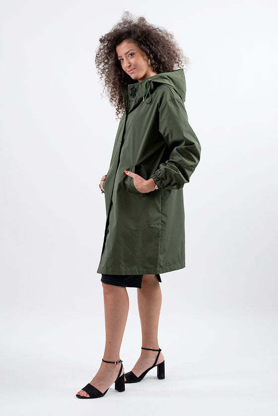 OLIVE GREEN WINDBREAKER