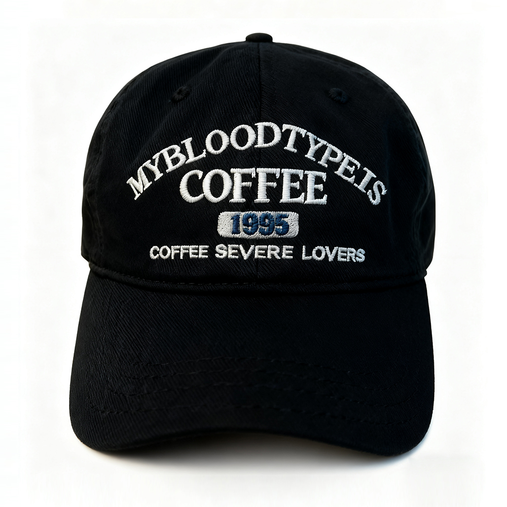 ☕ “My Blood Type Is Coffee” Vintage Cap For the Ones Who Run on Caffeine — Literally.