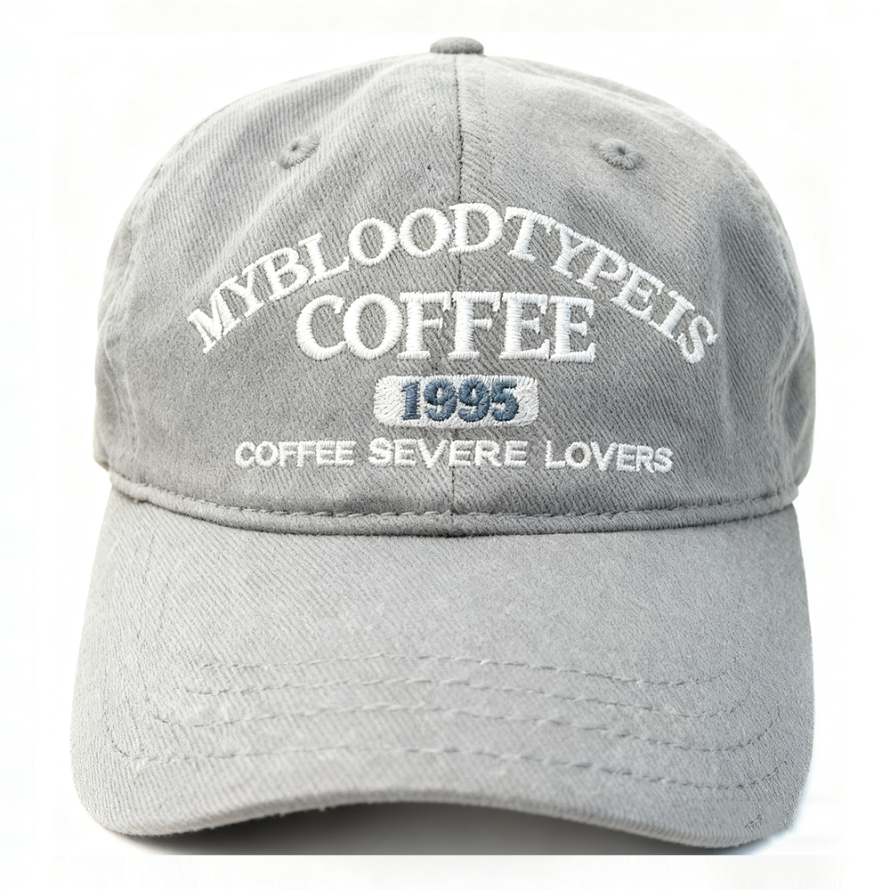 ☕ “My Blood Type Is Coffee” Vintage Cap For the Ones Who Run on Caffeine — Literally.