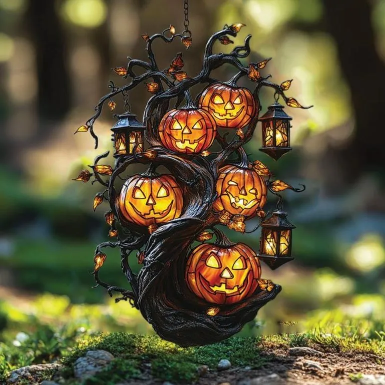 🎃Halloween Early Bird Special Sale 49% OFF -Colorful Pumpkin Window Decorations