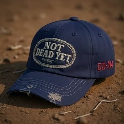NOT DEAD YET - Vintage Washed Baseball Cap💎