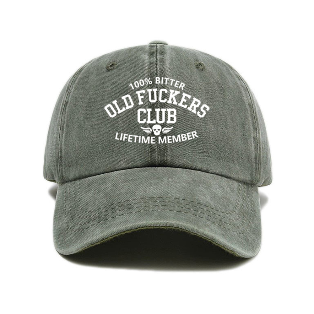 🖤 The “Old F***ers Club” Cap For Those Who’ve Seen It All — and Still Don’t Care.