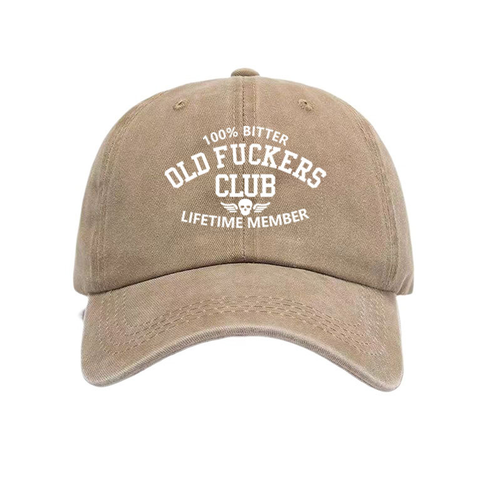 🖤 The “Old F***ers Club” Cap For Those Who’ve Seen It All — and Still Don’t Care.