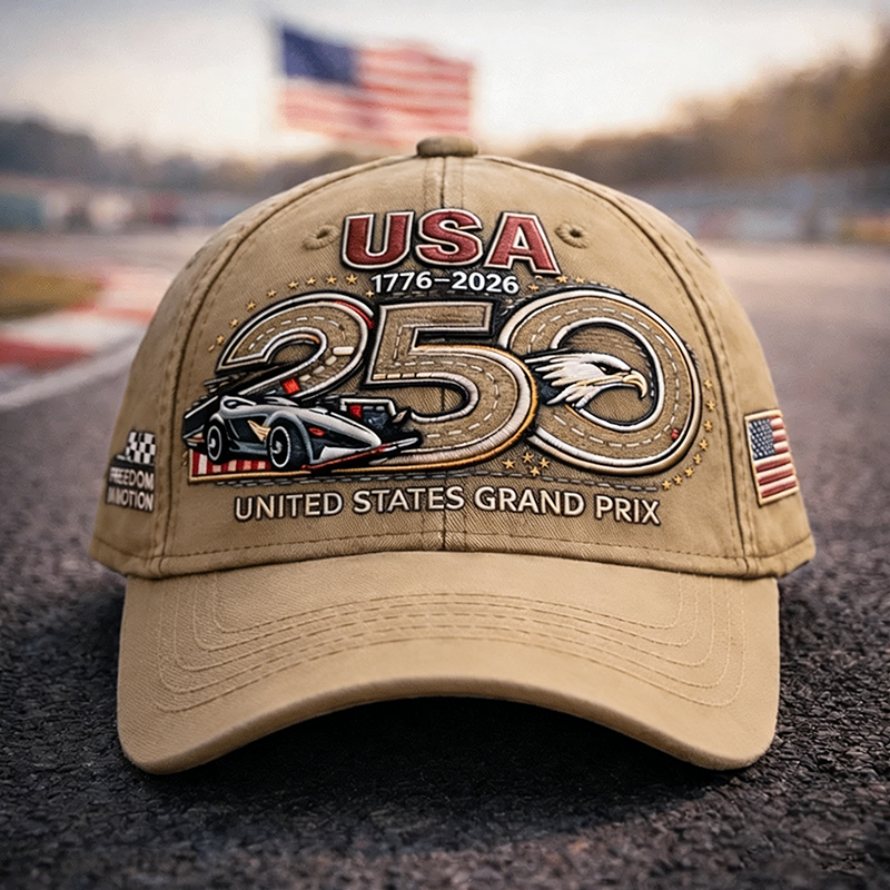 🏎️American 250th Anniversary Grand Prix Baseball Cap