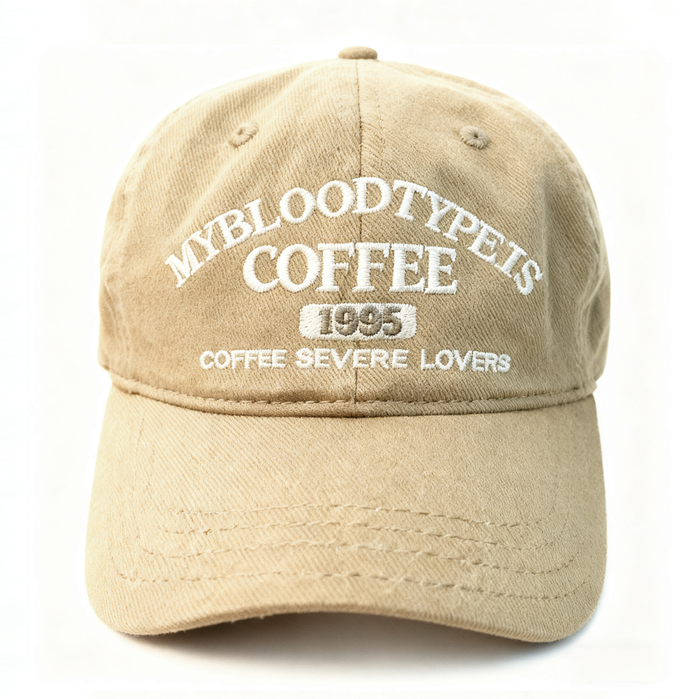 ☕ “My Blood Type Is Coffee” Vintage Cap For the Ones Who Run on Caffeine — Literally.