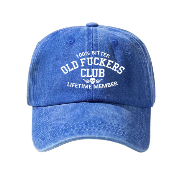 🖤 The “Old F***ers Club” Cap For Those Who’ve Seen It All — and Still Don’t Care.