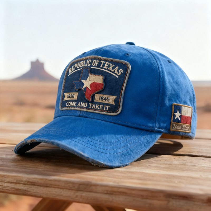 🔥Last Day 50% OFF -🧢 Republic Grit – Texas Patch Hat
