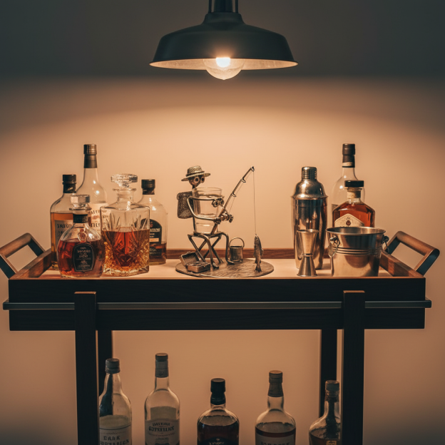 Fishing Buddy Shot Glass Holder