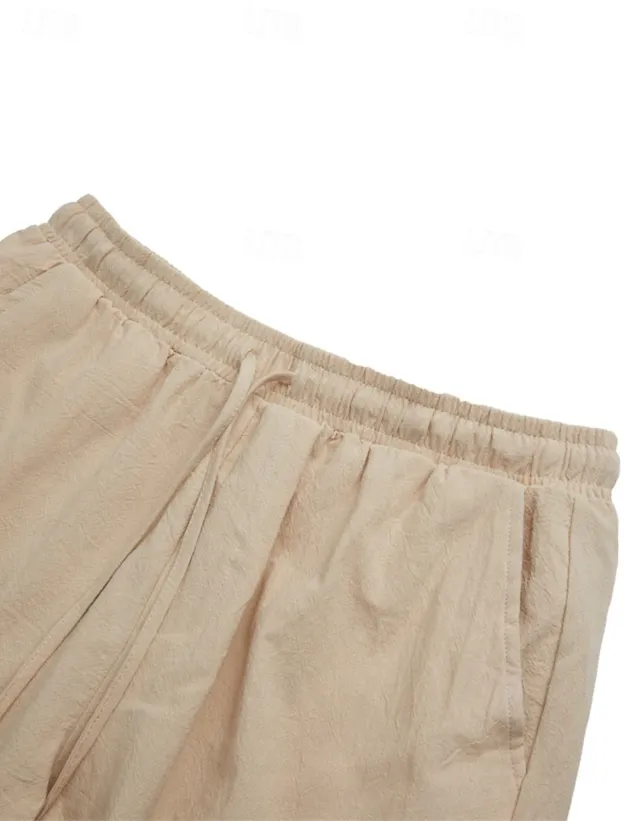 🔥 50% OFF! Men’s 2‑Pocket Linen Shorts — Beach Ready! 🌴