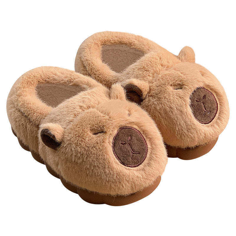 ❄️Winter Hot Sale 50% OFF🤎Warm Indoor Non-Slip Capybara Slippers