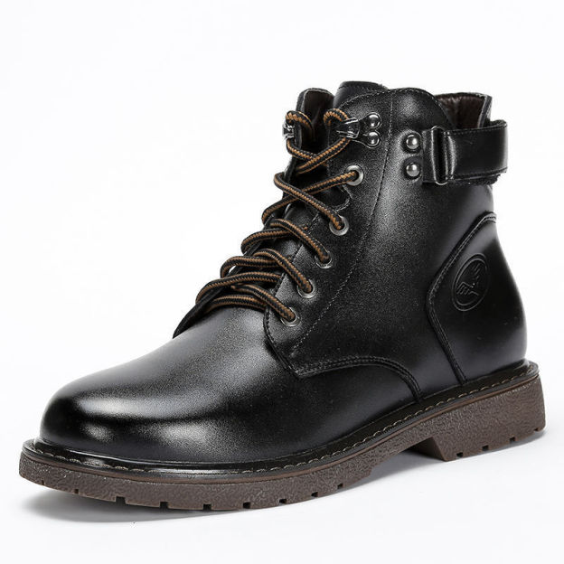 New high-top cowhide Doc Martens