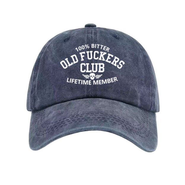 🖤 The “Old F***ers Club” Cap For Those Who’ve Seen It All — and Still Don’t Care.