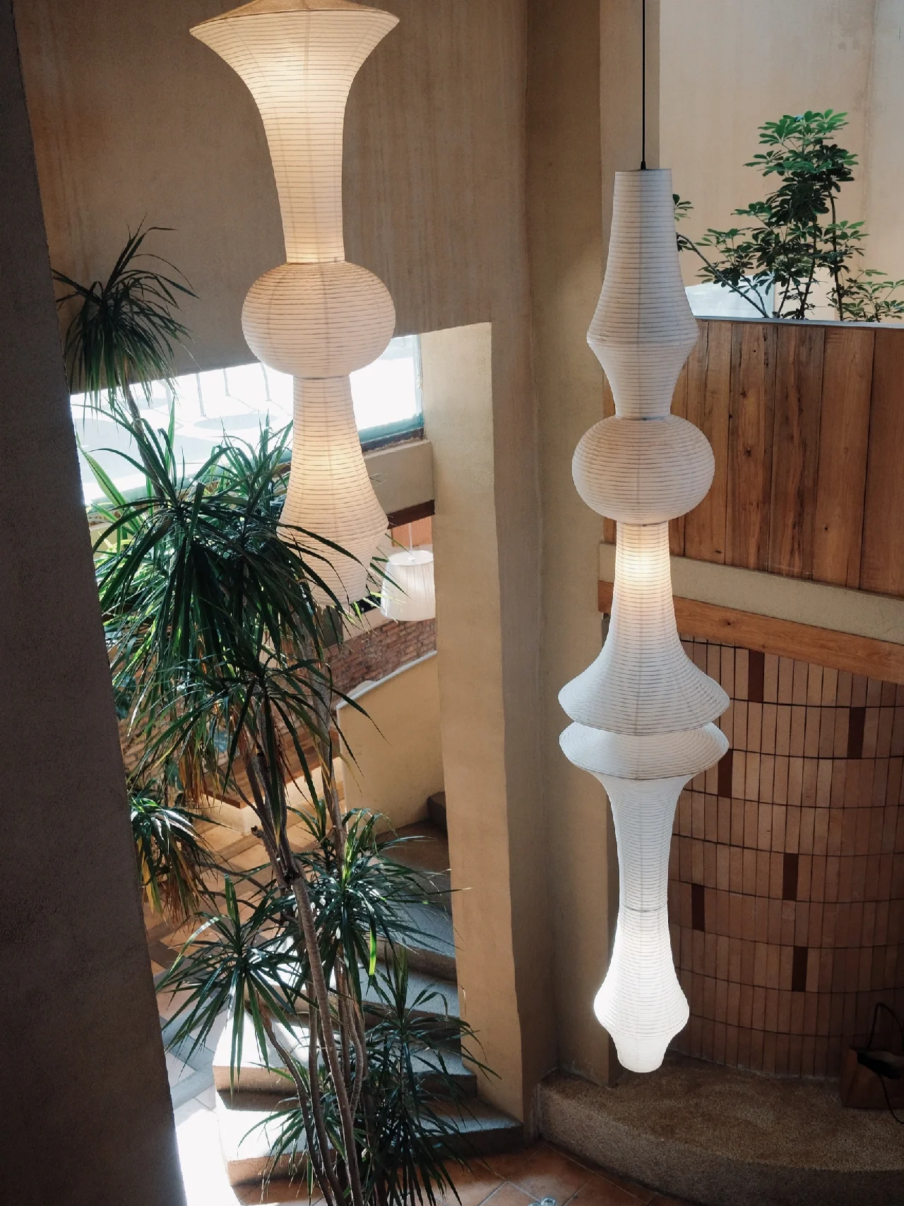 Rice Paper E Pendant Light