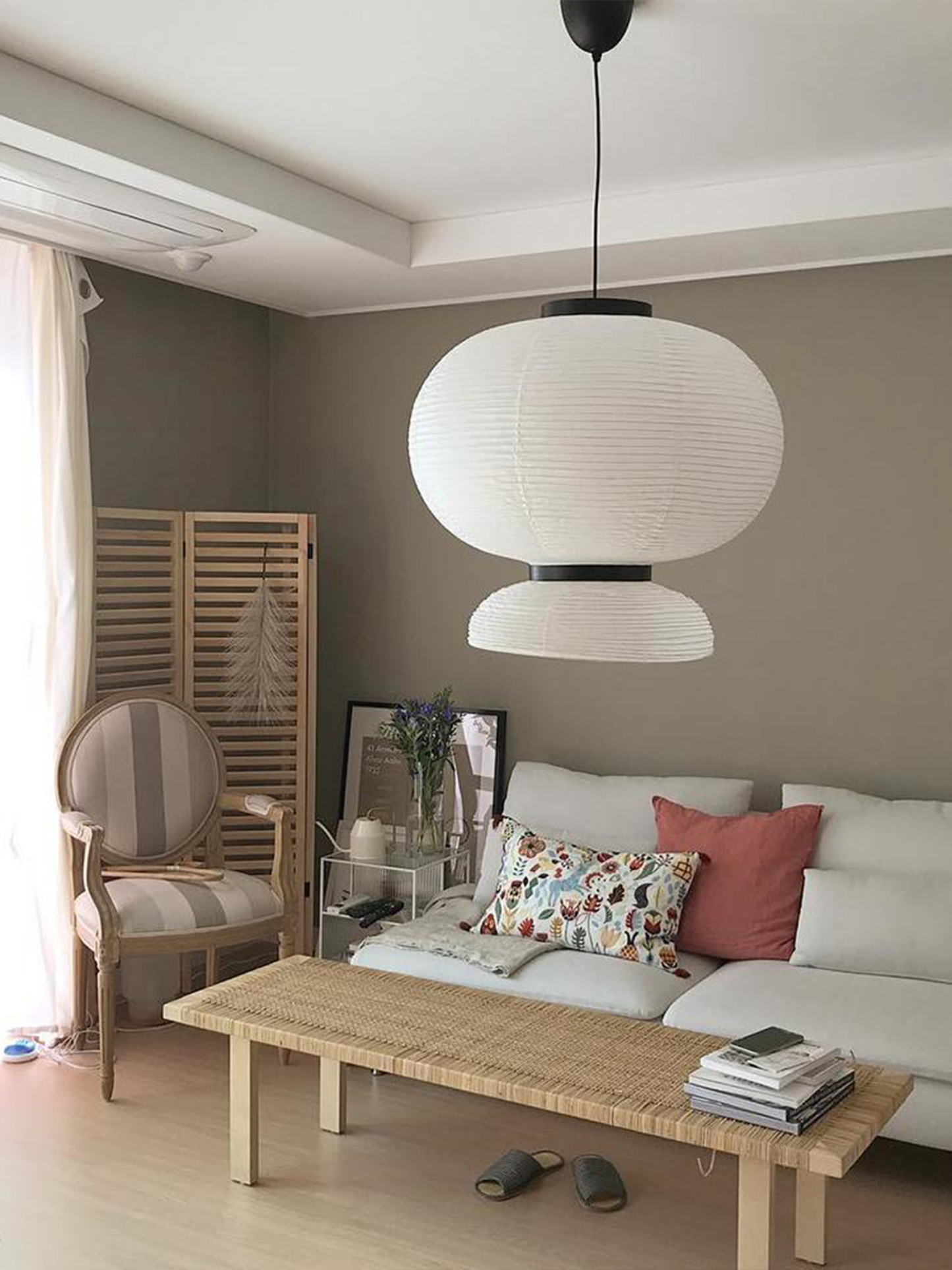 Rice Paper Lantern Pendant Lamp-elegalight