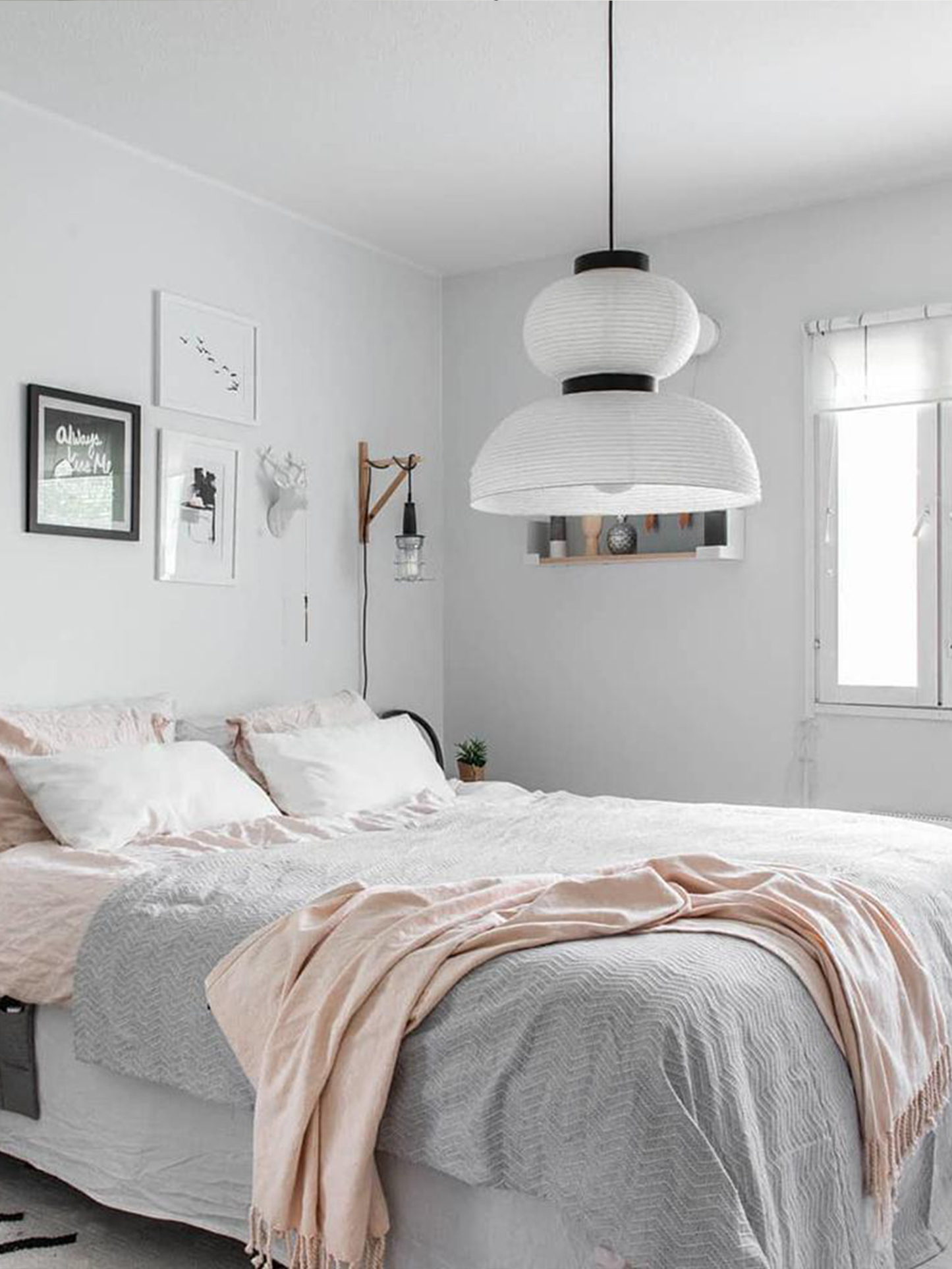 Rice Paper Lantern Pendant Lamp-elegalight