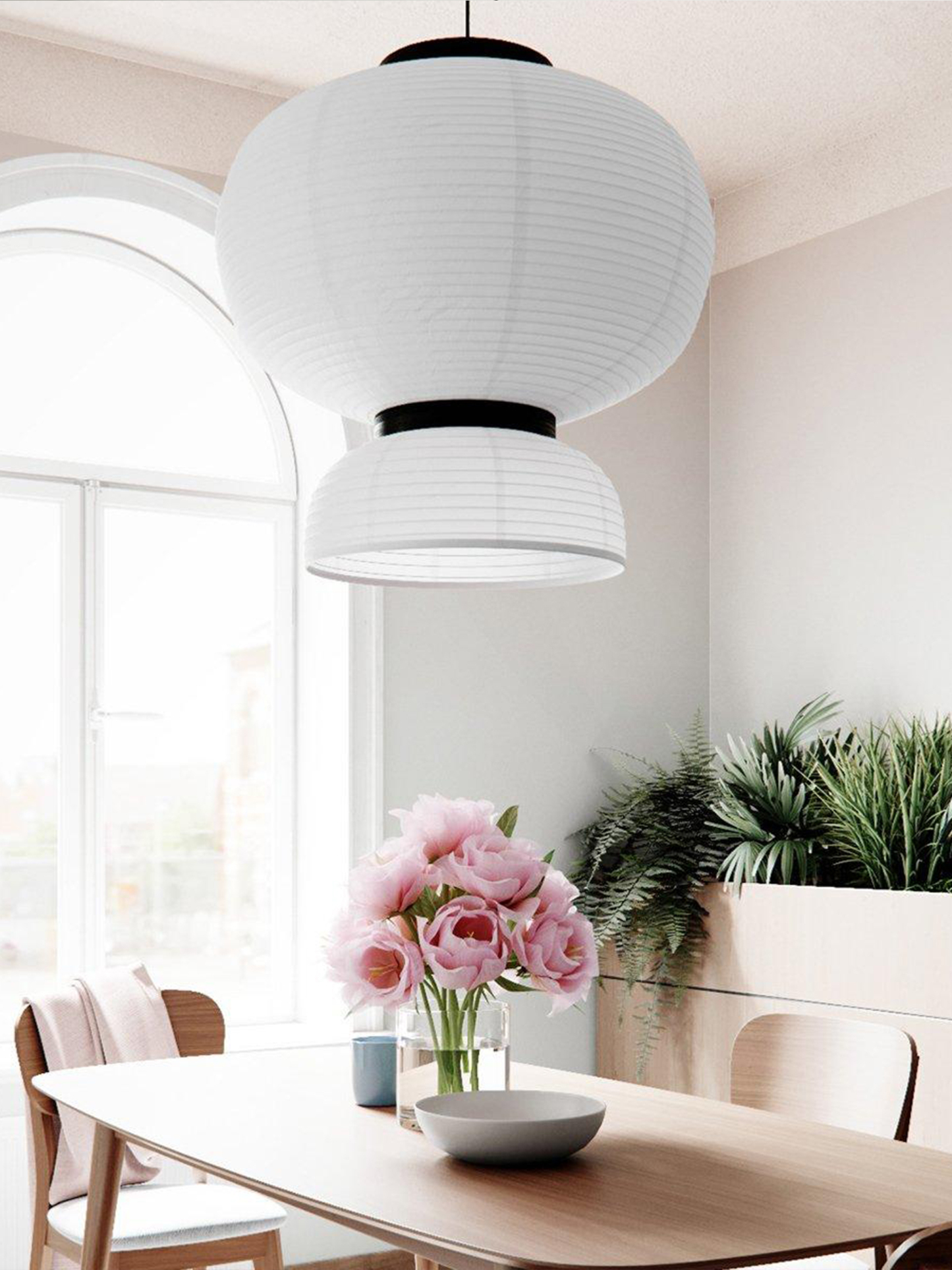 Rice Paper Lantern Pendant Lamp-elegalight