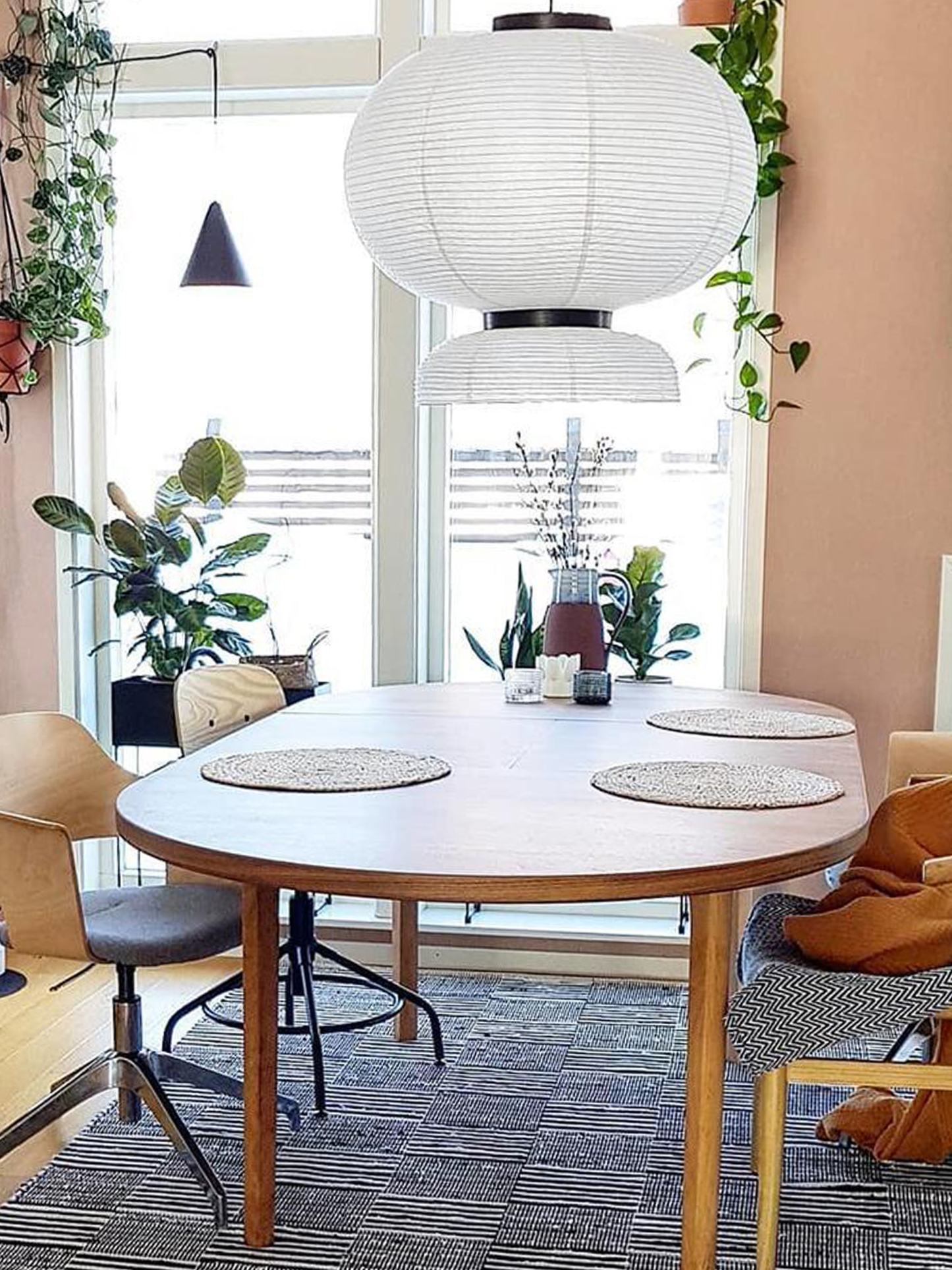 Rice Paper Lantern Pendant Lamp-elegalight