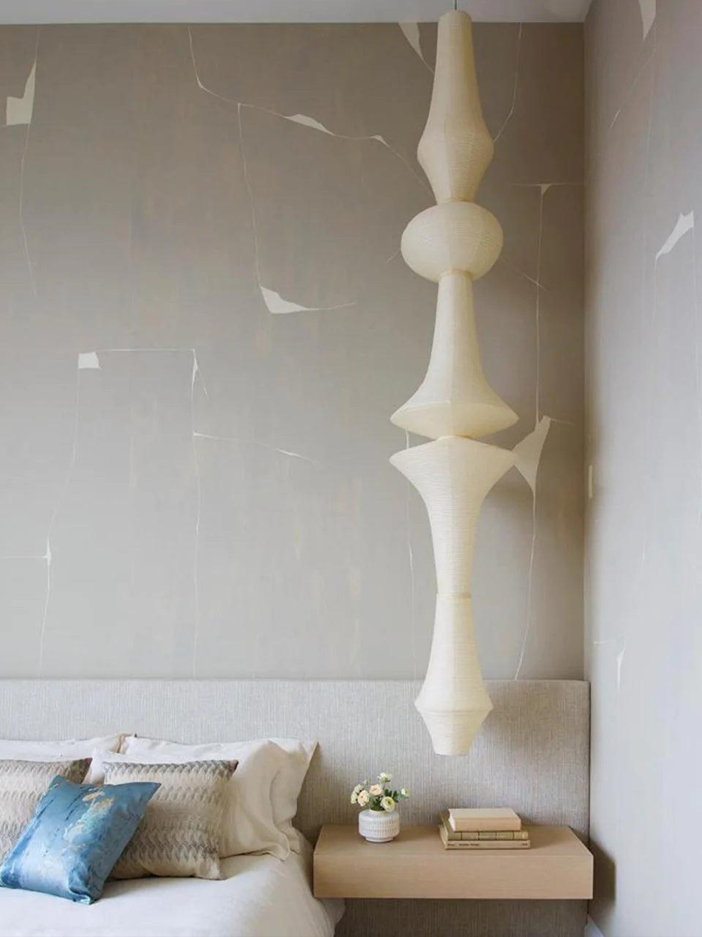 Rice Paper E Pendant Light-elegalight