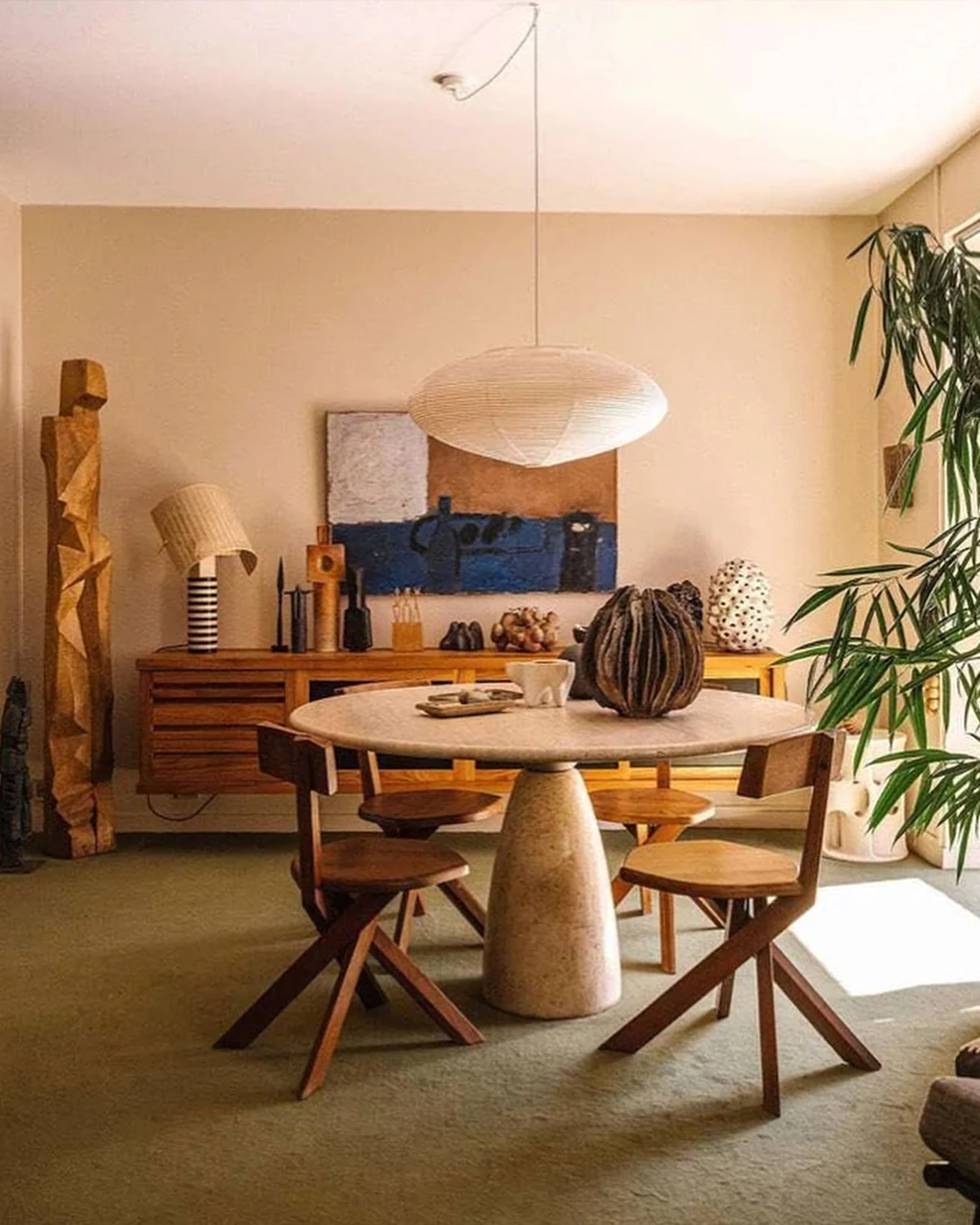Saucer Washi Paper Pendant Light (Plug-in)