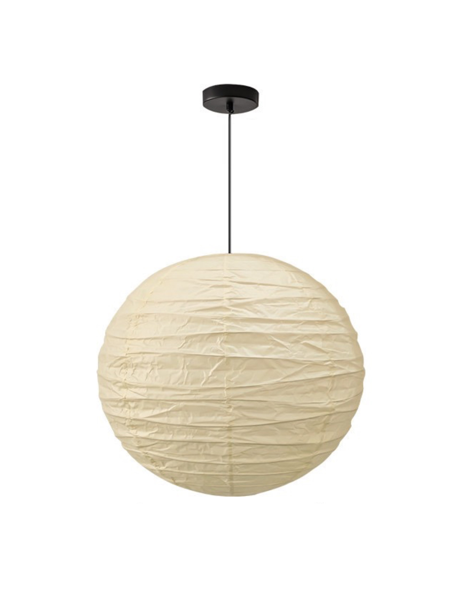 Washi Paper Round Pendant Lamp (Series D / All Sizes)