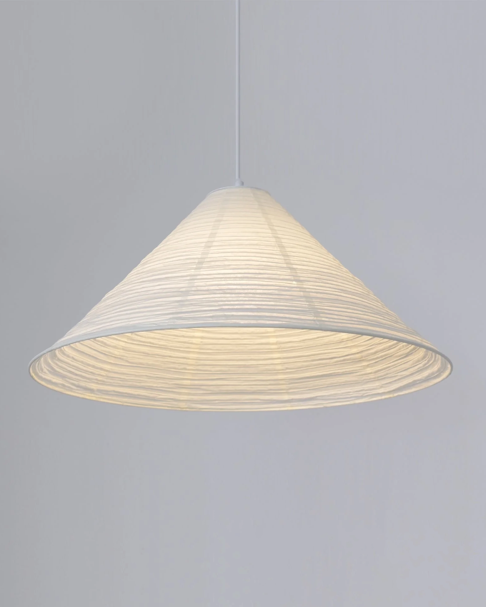 Washi Paper Pyramid Pendant Lamp