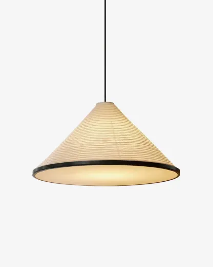 Washi Paper Pyramid Pendant Lamp