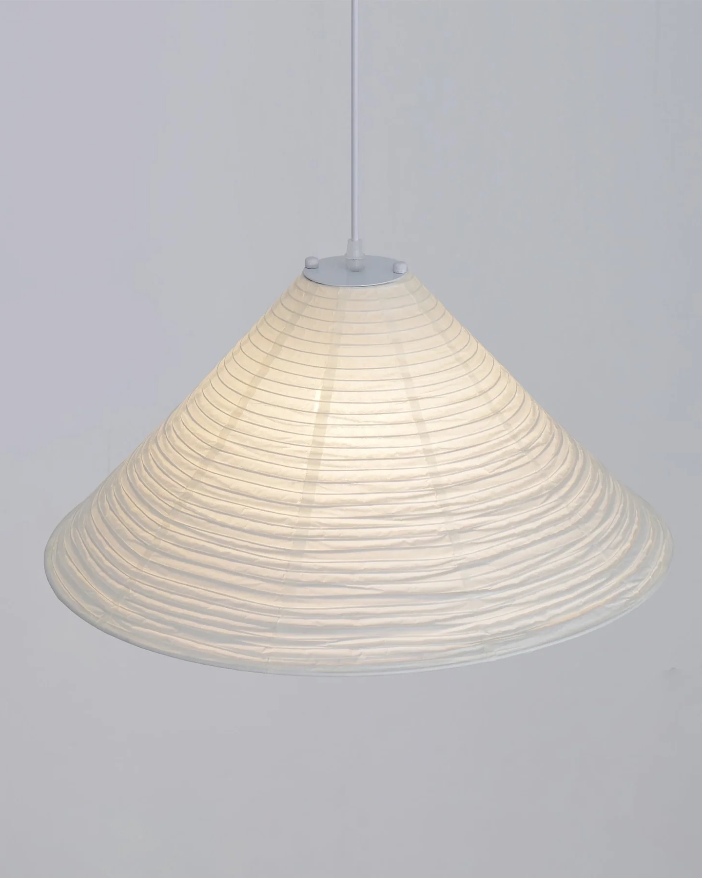 Washi Paper Pyramid Pendant Lamp