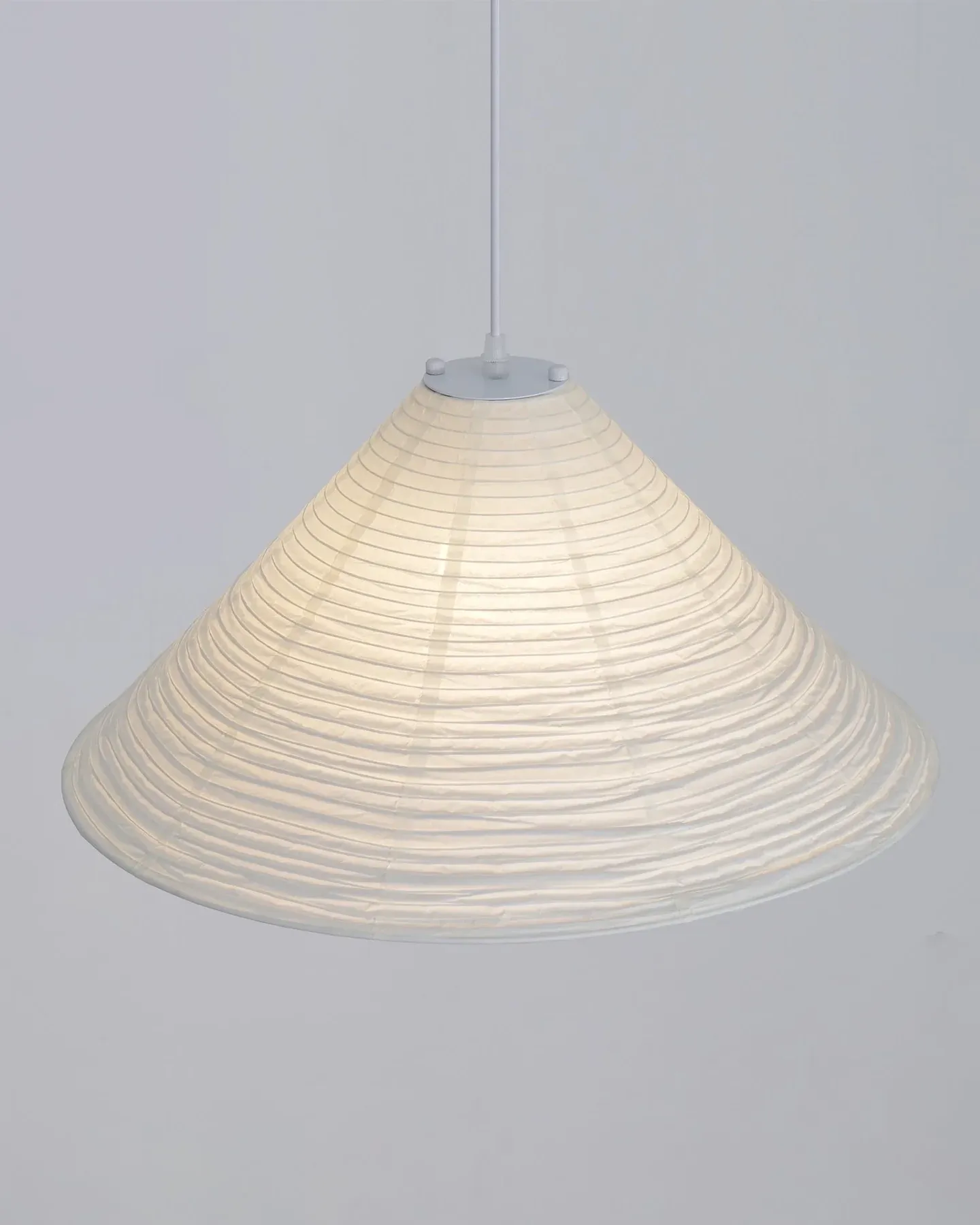 Washi Paper Pyramid Pendant Lamp