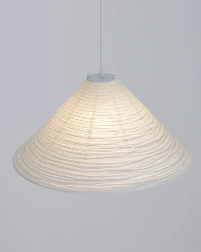 Washi Paper Pyramid Pendant Lamp