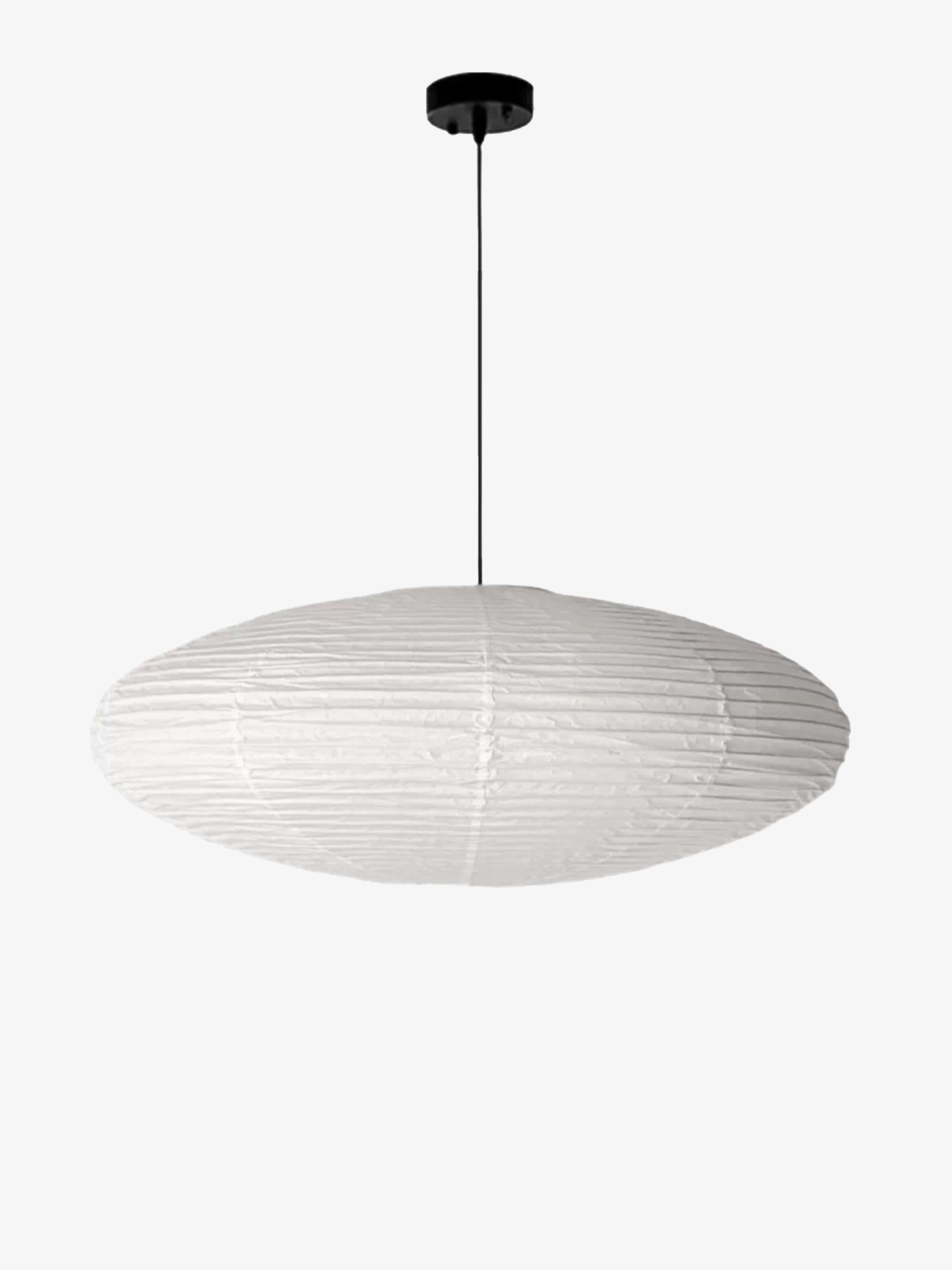 Saucer Shape Paper Pendant Lamp