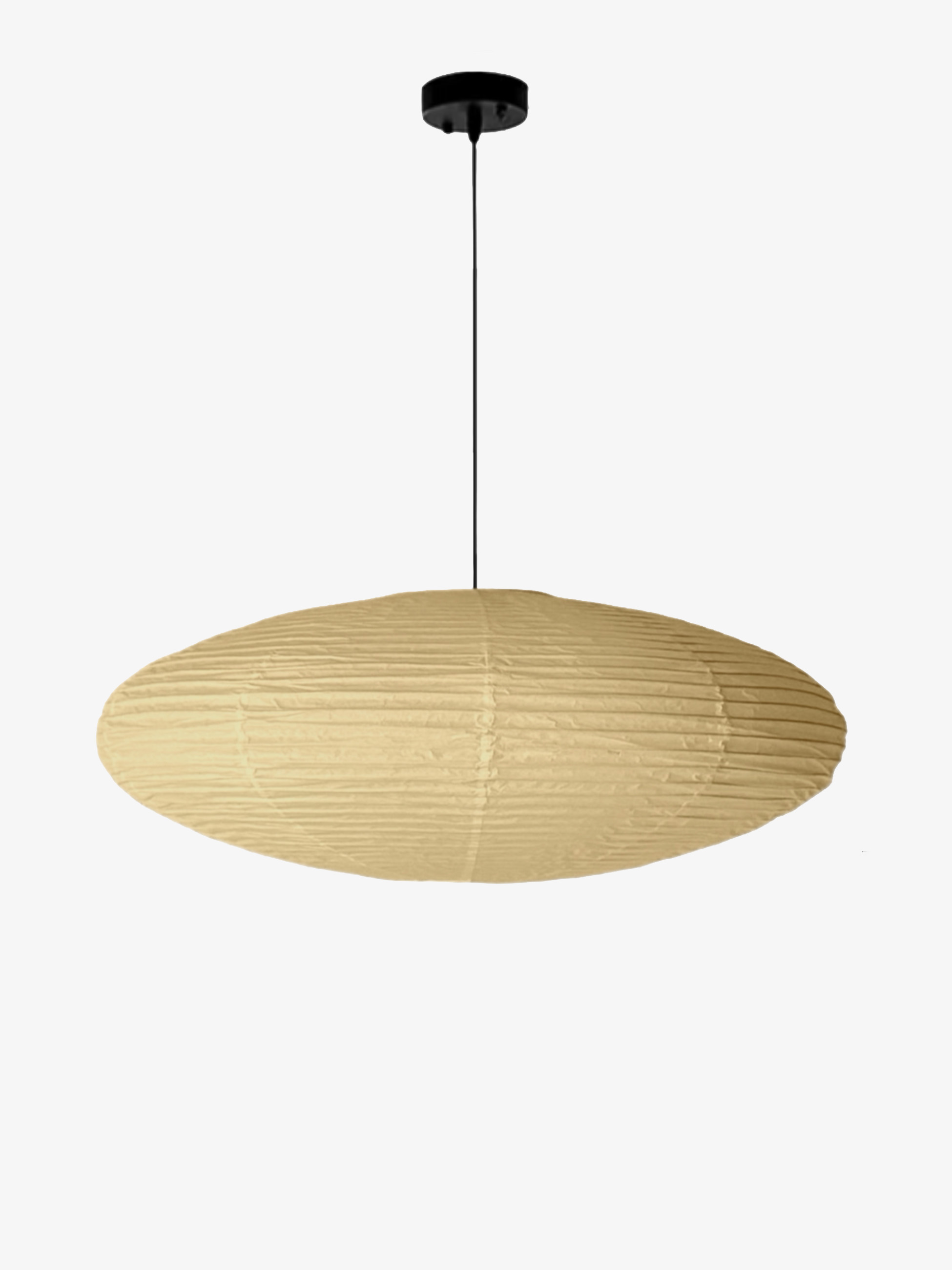Saucer Shape Paper Pendant Lamp