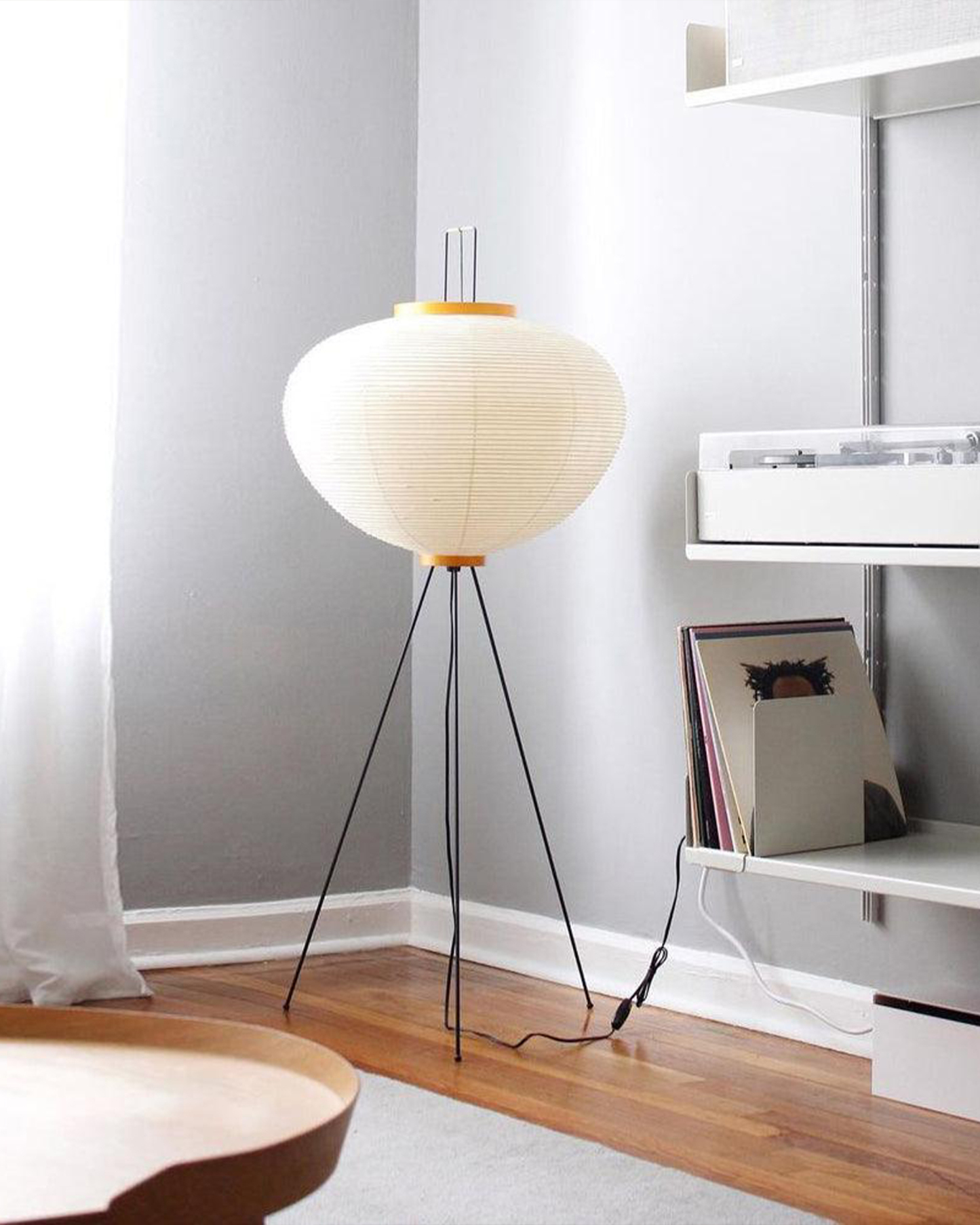 Washi Paper Floor Lamp-elegalight