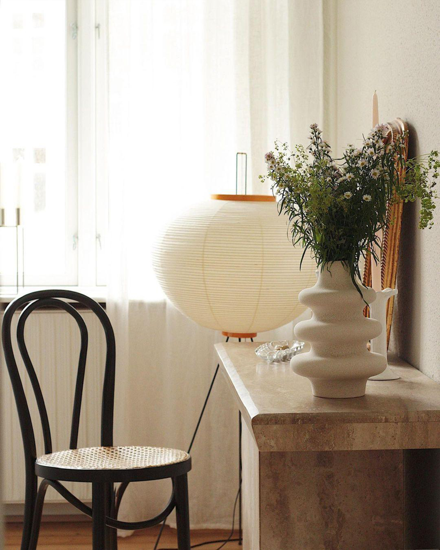 Washi Paper Floor Lamp-elegalight