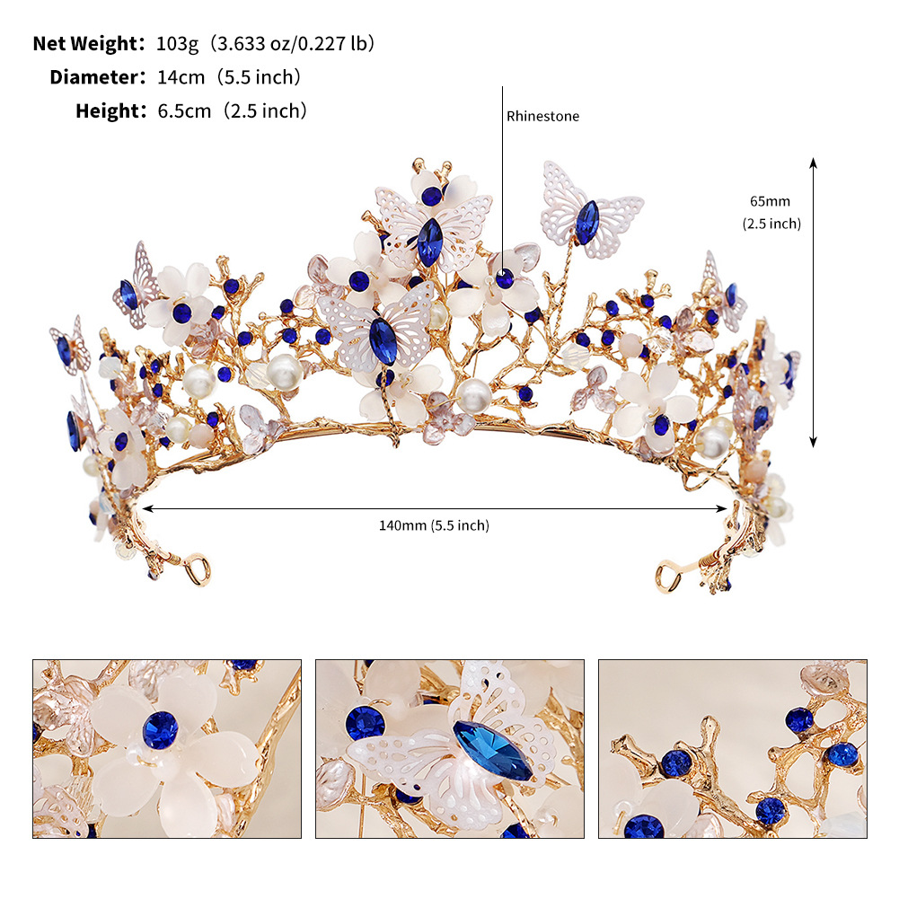 Fairy Handmade Butterfly Flower Crown Hair Accessories