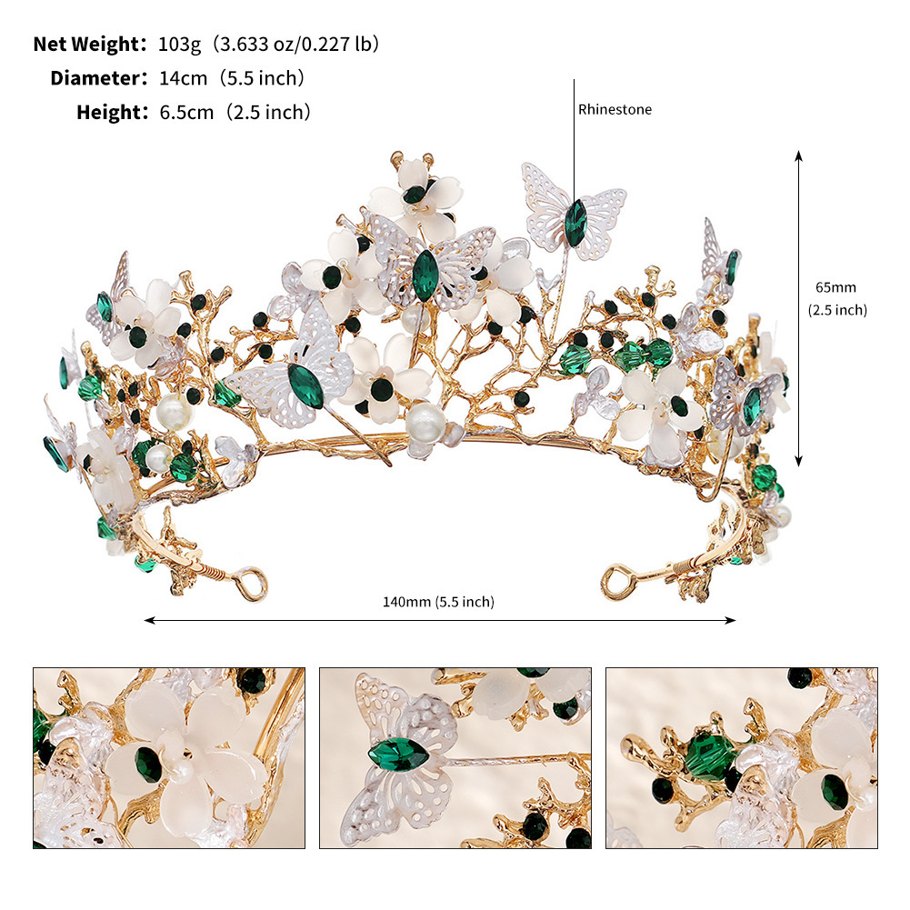Fairy Handmade Butterfly Flower Crown Hair Accessories
