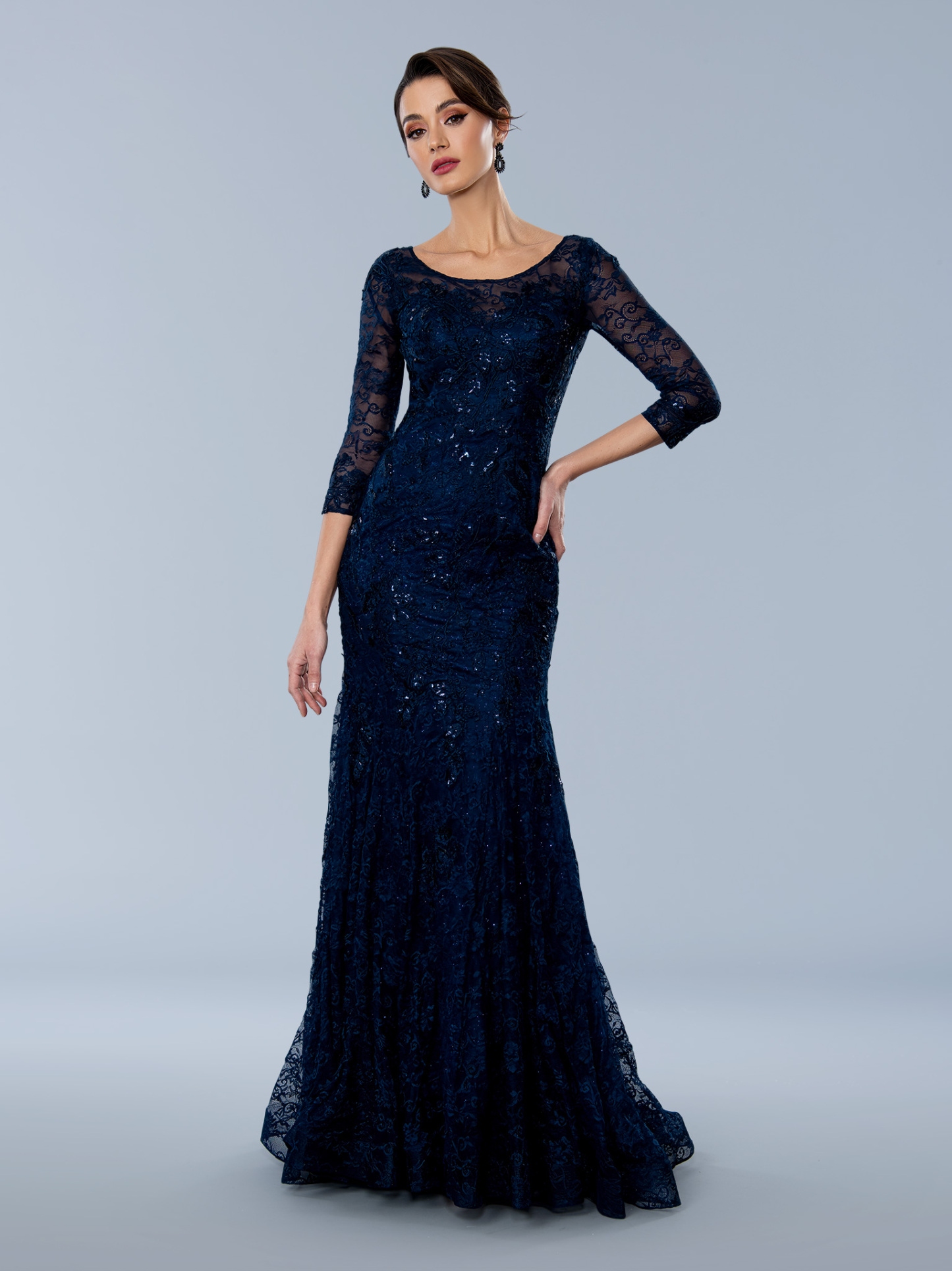 navy blue mother of the bride  #24368