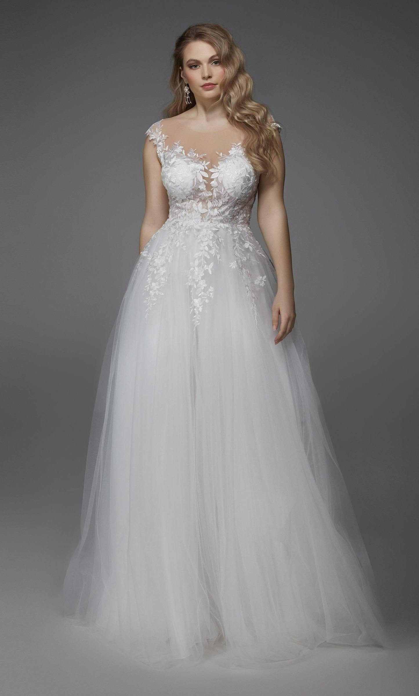 Lace-appliqued organza ALICEPARIS 5090
