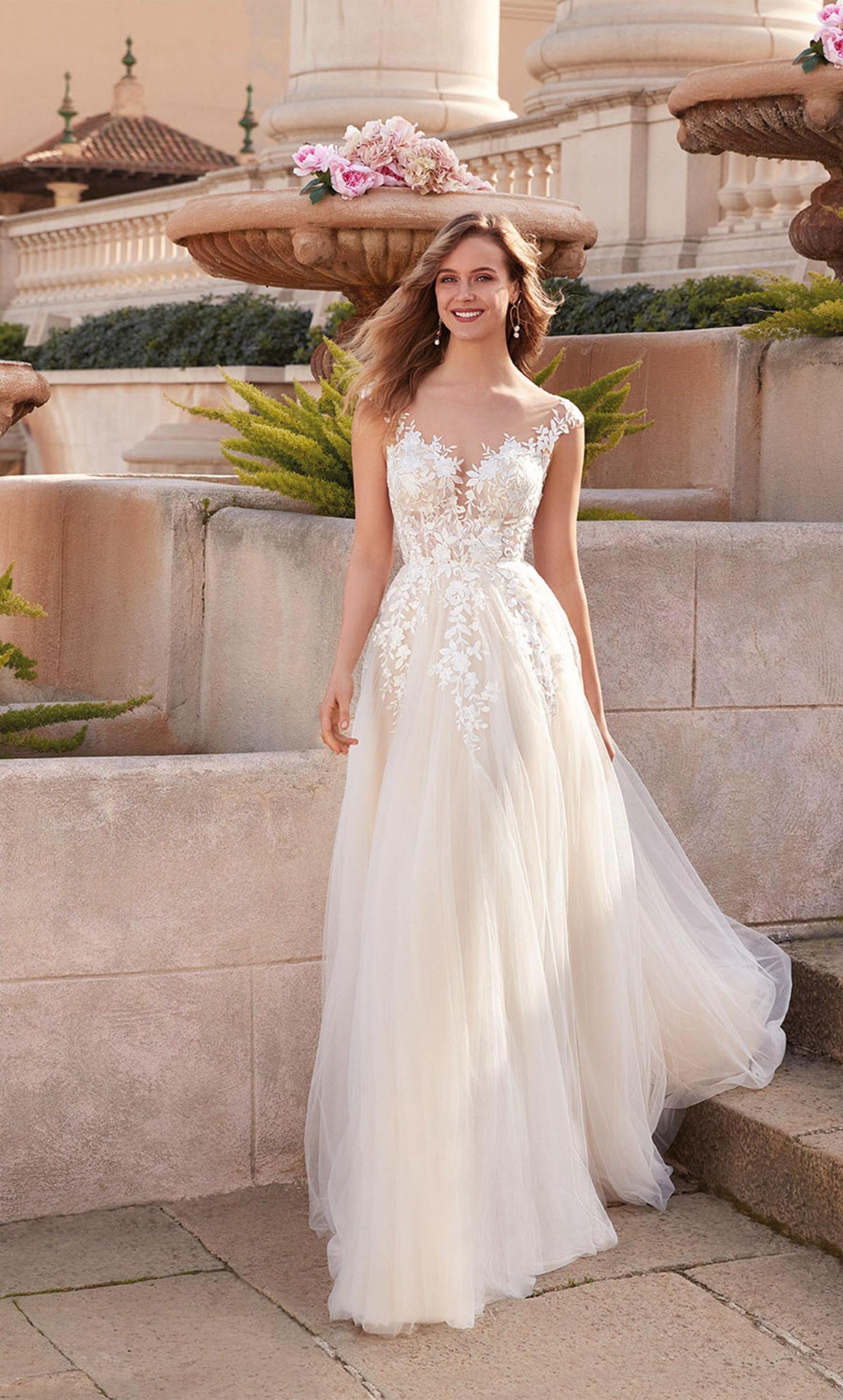 Lace-appliqued organza ALICEPARIS 5090