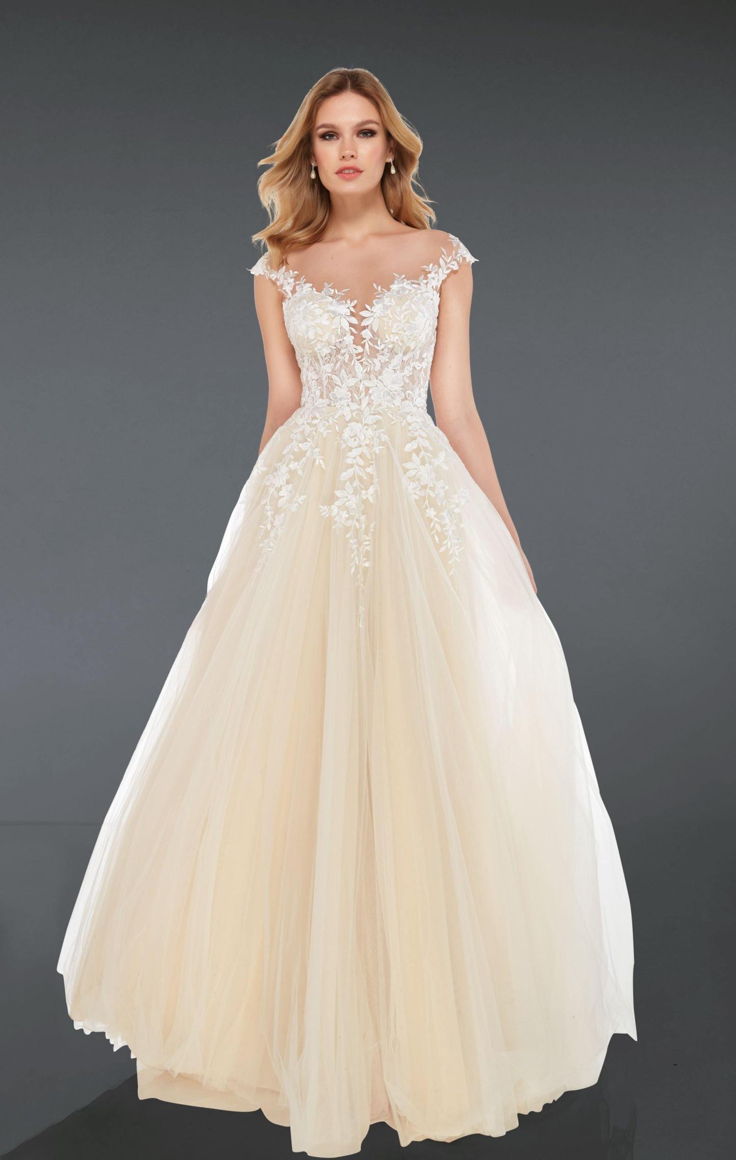 Lace-appliqued organza ALICEPARIS 5090