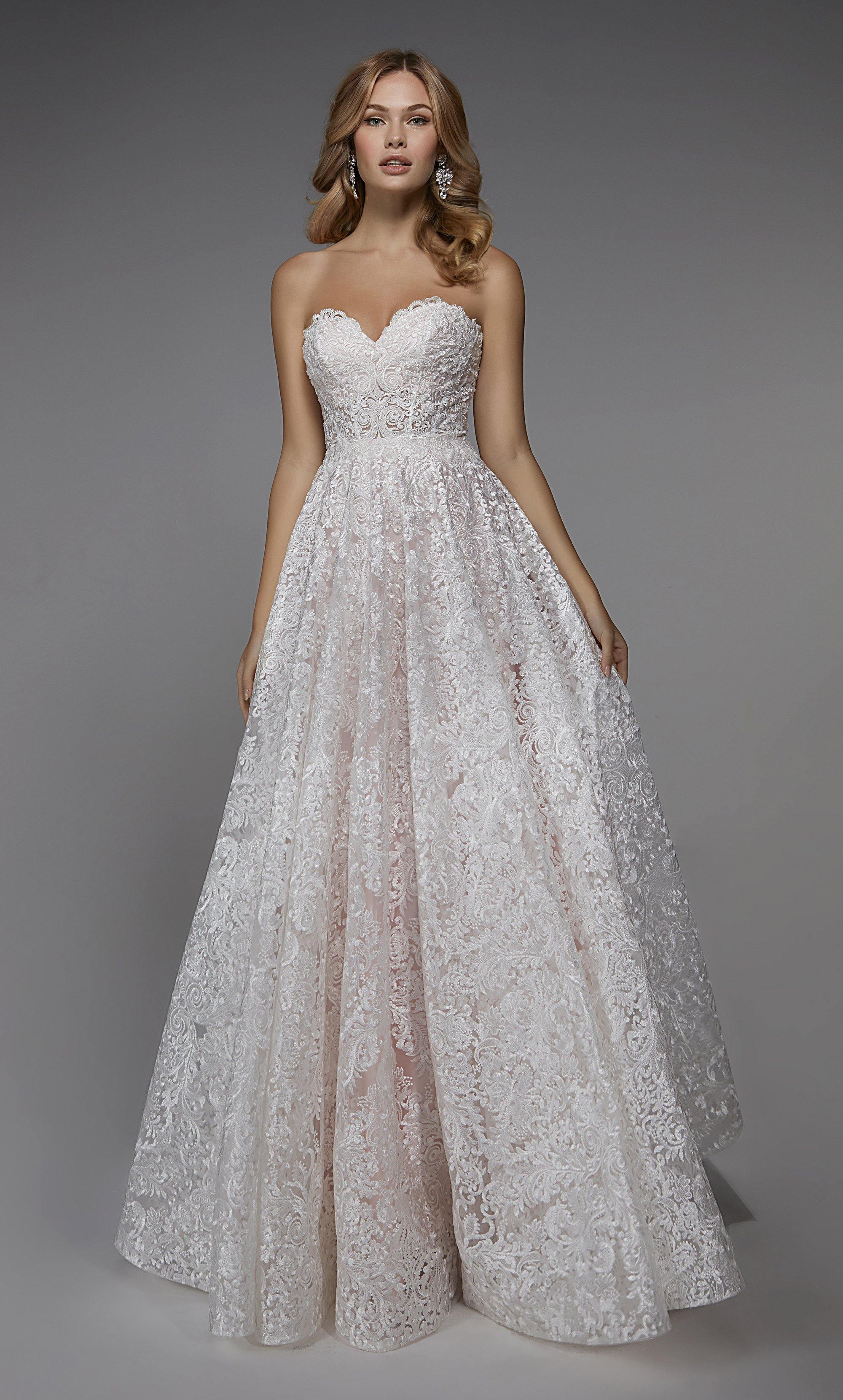 Strapless Wedding Gown ALICEPARIS 7033