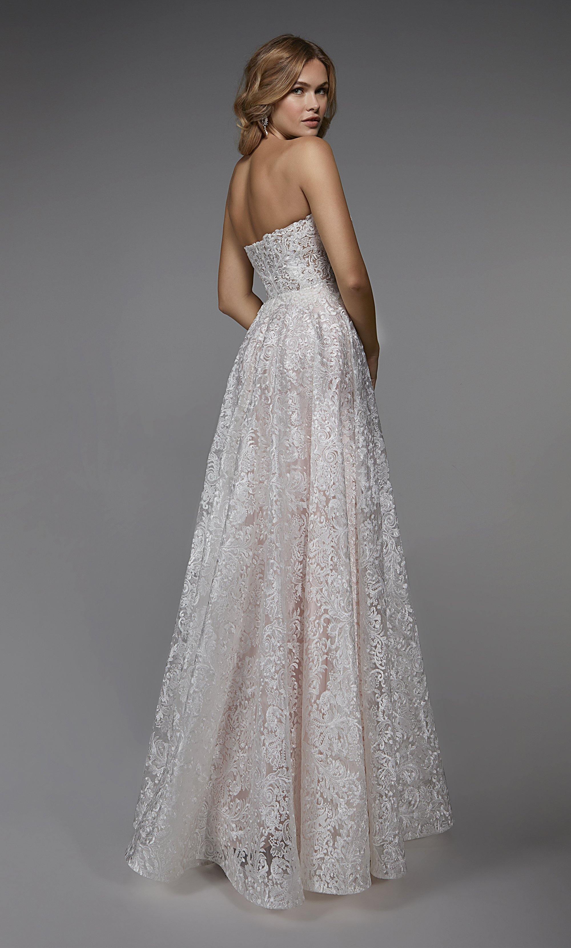 Strapless Wedding Gown ALICEPARIS 7033