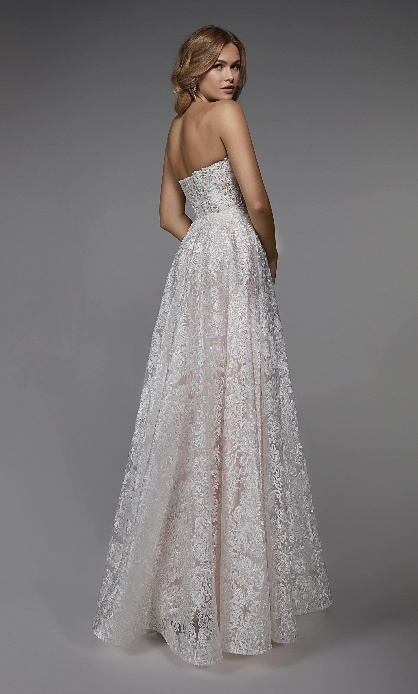 Strapless Wedding Gown ALICEPARIS 7033