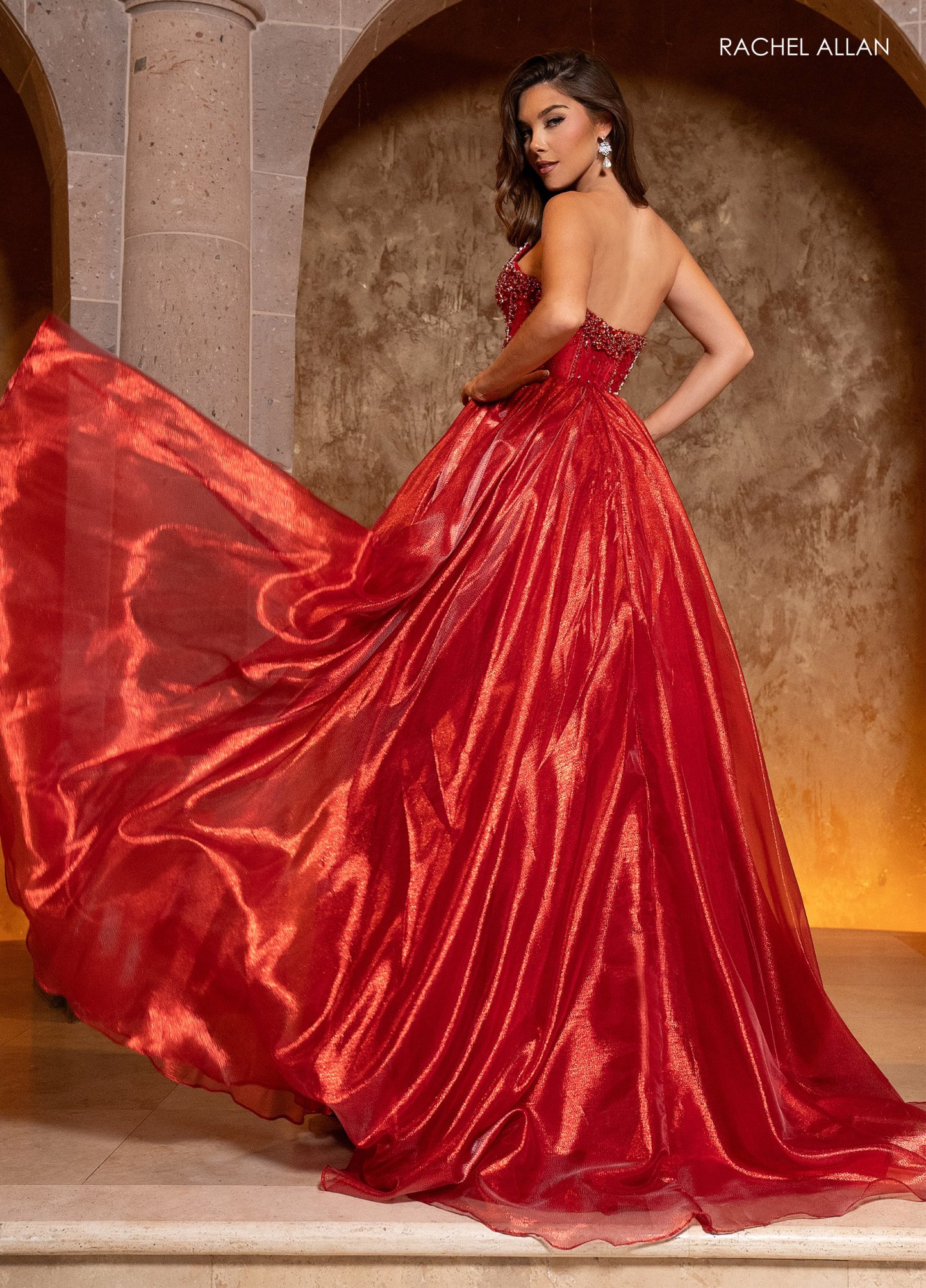 Stunning beadwork that adds a touch of luxury Prom Dress 70812
