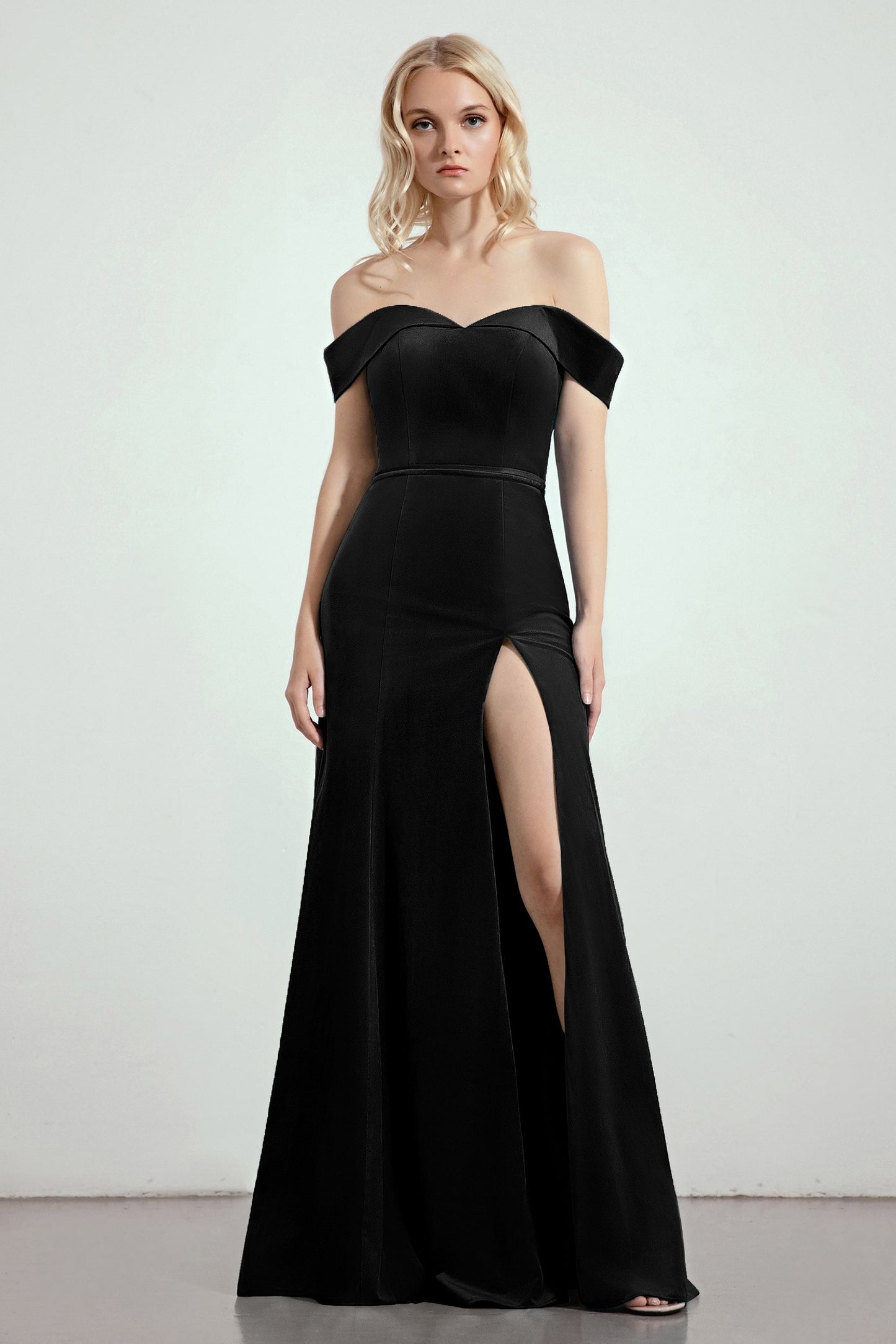Trumpet-Mermaid Sweep-Brush Train Bridesmaid Dress Formal Dresses CB0271